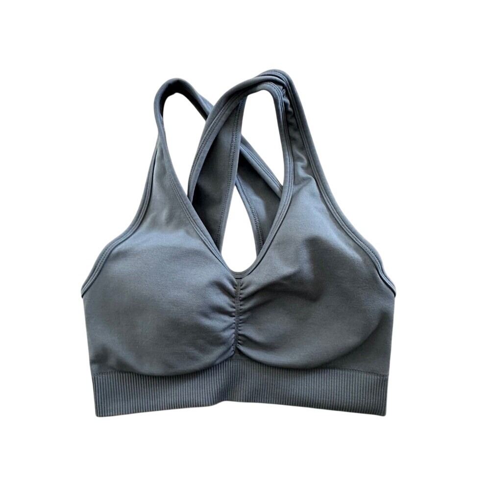 Alphalete Gray Womens Amplify Sports Bra size XS